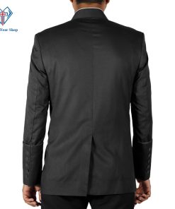 Clergy Jacket Double Breast Frock Black