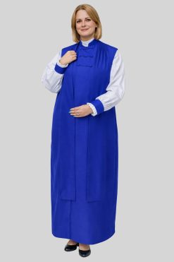 3-Stripe Royal Blue Clerical Womens Chimere