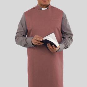 Brown Traditional Apron for Clergy – Bishops, Priests & Ministers