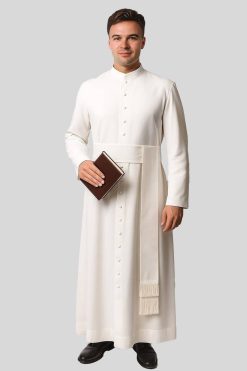 Precious White Priest Robe