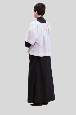 Black Altar Server Cassock for Traditional Ceremonies