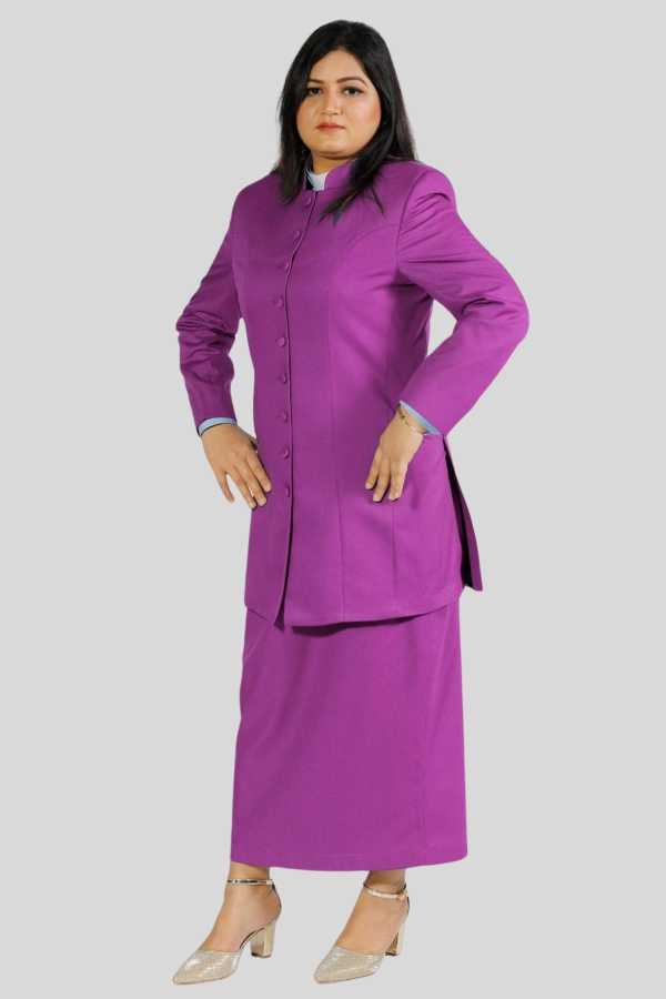 Female Clergy Dress Two Piece Set for Stylish Look
