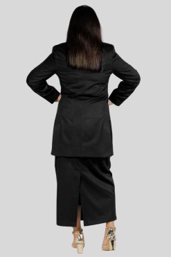 Ladies Black Skirt Suits