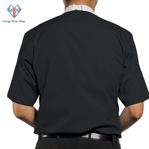 Neckband Black Clergy Shirt