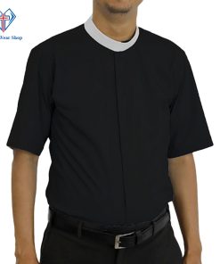 Neckband Black Clergy Shirt