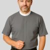 Neckband Gray Clergy Shirt