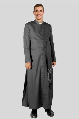Prestige Black Cassock for Priests