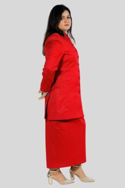Skirt and Jacket Set for Women in Black
