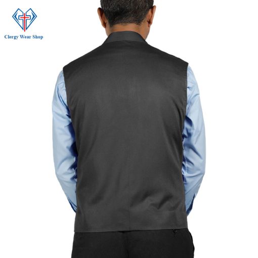 Black Clergy Vest