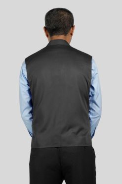 Black Clergy Vest for Formal Churchwear