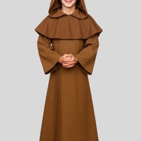Classic Kids Monk Robe for Themed Dress Up | Altar Franciscan Habit