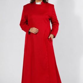 Ministerial Women's Red Anglican Cassock
