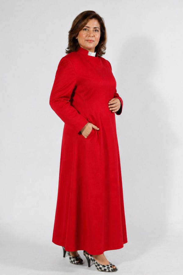 Ministerial Women’s Red Anglican Cassock