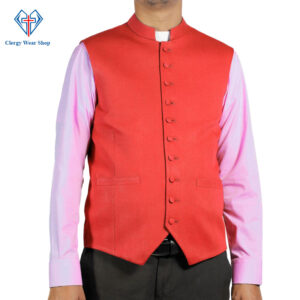 Red Clergy Vest