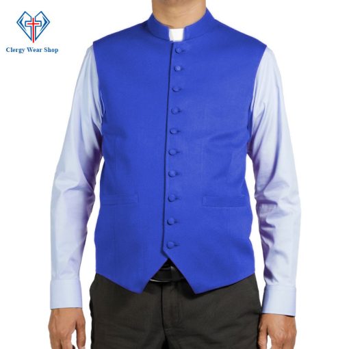 Clergy Vest Royal Blue