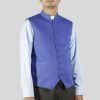 Royal Blue Vest Mens Designed for Church Leaders