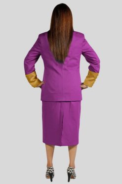 Women's 2 Piece Skirt Sets for Women with Golden Accents