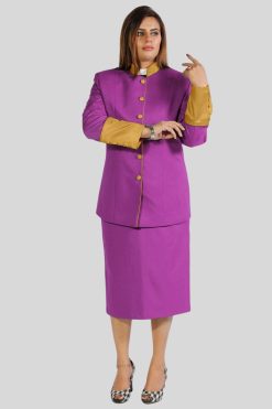 Women's 2 Piece Skirt Sets for Women with Golden Accents