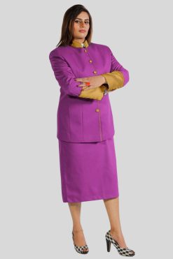 Women's 2 Piece Skirt Sets for Women with Golden Accents