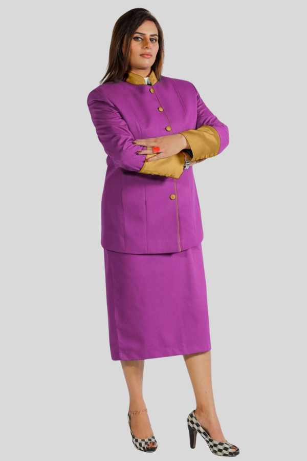 Women's 2 Piece Skirt Sets for Women with Golden Accents