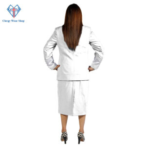 Womens White Skirt Suit - Clergy Wear Shop ™