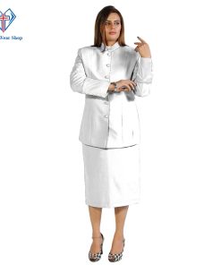 Womens White Skirt Suit