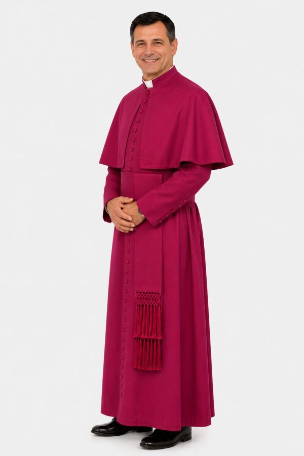 Pastoral Bishop Cassock Crafted for Spiritual Authority
