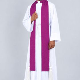 Red Purple Clergy Vestment for Pastors – Build Your Set