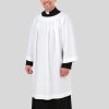 Round Neck Clergy Surplice for Religious Ceremonies