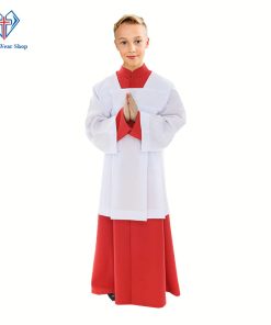 Altar Server Roman Cassock Red