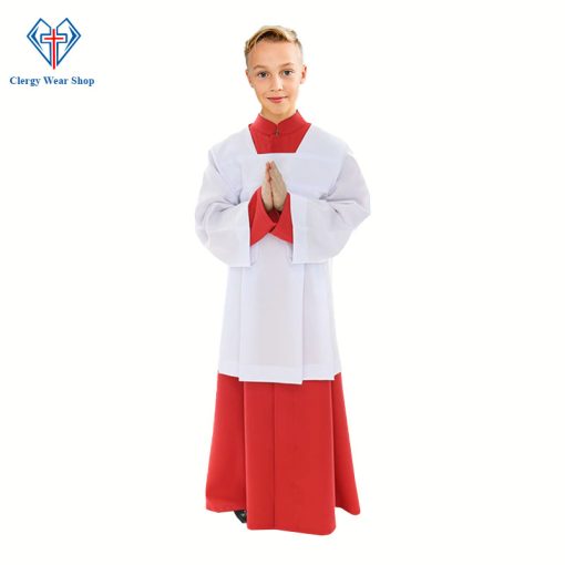 Altar Server Roman Cassock Red