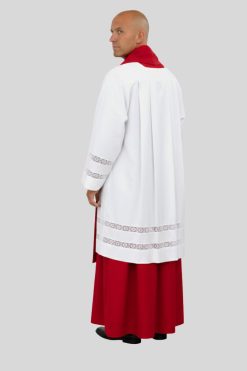 Red Class A Vestments Set for Pastors 4 Pieces