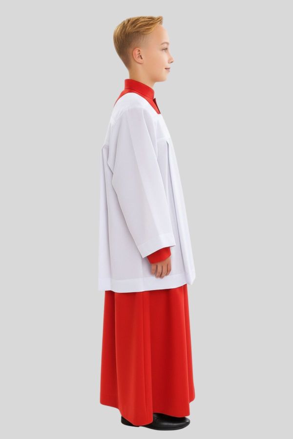 Roman Altar Server Cassock for Traditional Church Use