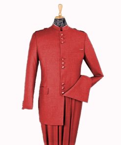 Men's Clergy Suit Red