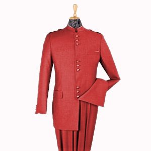 Men's Clergy Suit Red