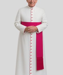 White Roman Cassock for Bishop