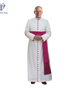 White Roman Cassock for Bishop