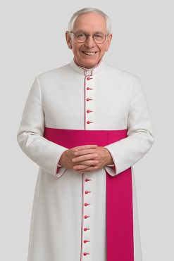 White Roman Cassock for Bishop
