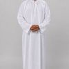 Clergy Alb with Gathered Neck, Front & Back Pleats