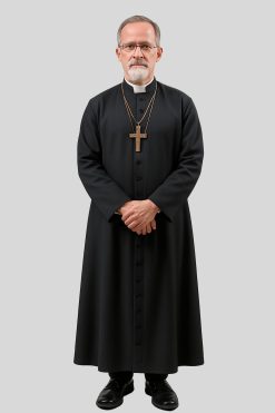Tailored Men's Clergy Robe Fit for Formal Ministry