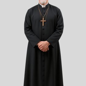 Tailored Men's Clergy Robe Fit for Formal Ministry