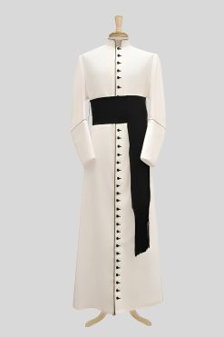 White Clergy Cassock for Men