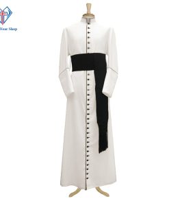 White Clergy Cassock for Men