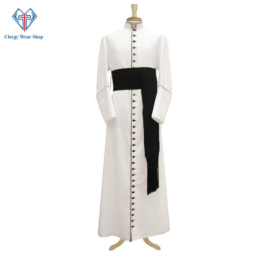 White Clergy Cassock for Men