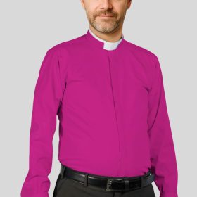 Bishop's Dress Clergy Shirt Roman Collar & French Cuffs