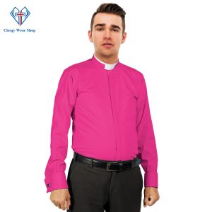Clergy Shirt for Bishop Roman Collar
