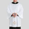 White Clergy Surplice