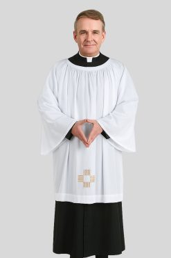 White Clergy Surplice