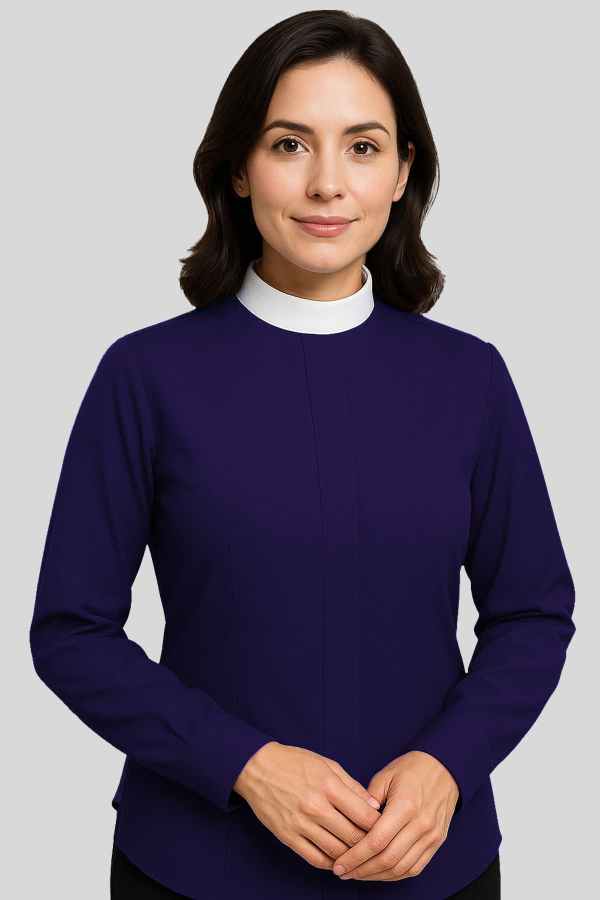 Women's Clergy Shirts Navy