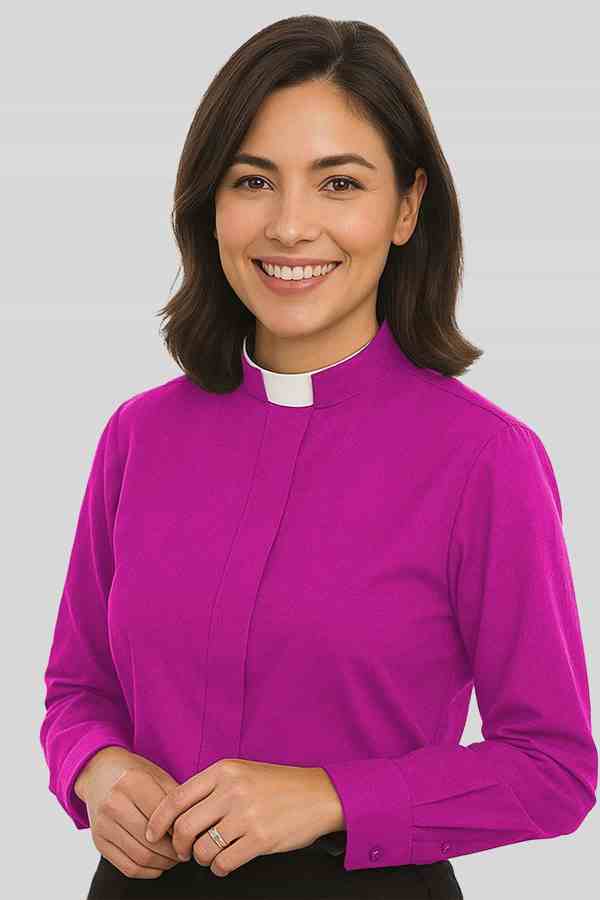 Womens Clergy Shirt TonsureCollar